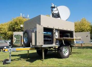 iNetvu Equipped Satellite Trailer