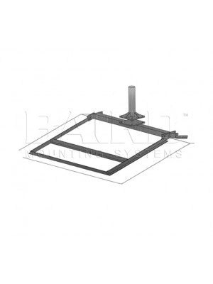 Antenna Mount Small Universal Ridgemount, 2.88" O.D. x 2' Mast w/ Pad