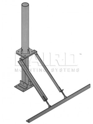 Antenna Penetrating Mount, 4.00" O.D. x 3' Mast (5' Mount Height)