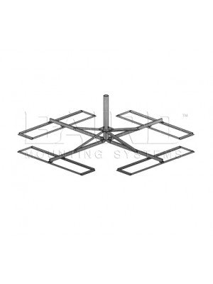 Antenna Mount -116, 5.56" O.D. x 3' Mast w/ Pad