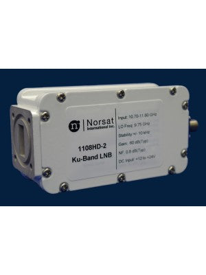 LNB, PLL, Ku-Band, Single Band, 10.70- 12.75, L.O Stability: EXT REF, Noise Figure 0.8dB, N-Connector