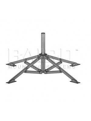 Antenna Mount (Penetrating), 6.62" O.D. x 3' Mast 3.4M