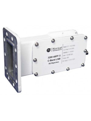 LNB, 5G, C-Band, 3.40 to 4.20 GHz, L.O. Stability +/- 025 KHz, Noise figure 60K, N-Connector.