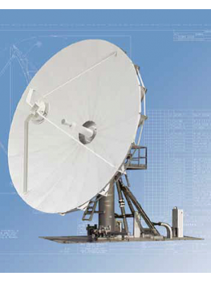 Antenna, Ku-Band 7.3M KXK 4-Port Linear Compact Cassegrain Antenna