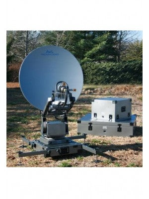 Antenna, Fly-away, Ku-Band, Motorized, 1.0m