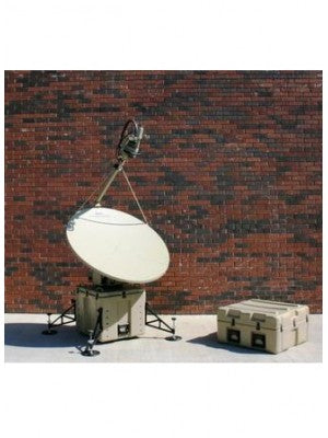 Antenna,Fly-away,Ku-Band,SNG/Military,Quad-Band Motorized, Transportable, 1.6m