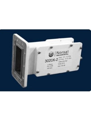 LNB, C-Band, PLL, Single-Band, 3.40 - 4.20 GHz, L.O. Stability., EXT REF, Noise Figure 20K, F-Connector