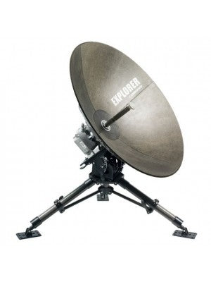 Antenna, Flyaway, Manual point, Explorer 3075, KU-BAND, 20W BUC, 0.75m