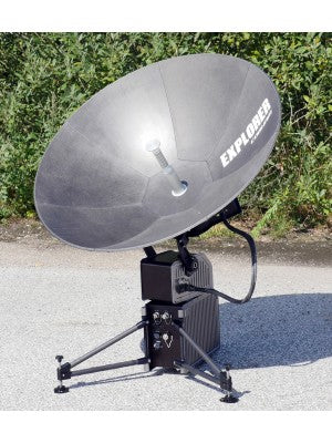 Antenna, Flyaway, Auto-Acquire, Explorer 6100, KU-BAND, 20W BUC, 1m